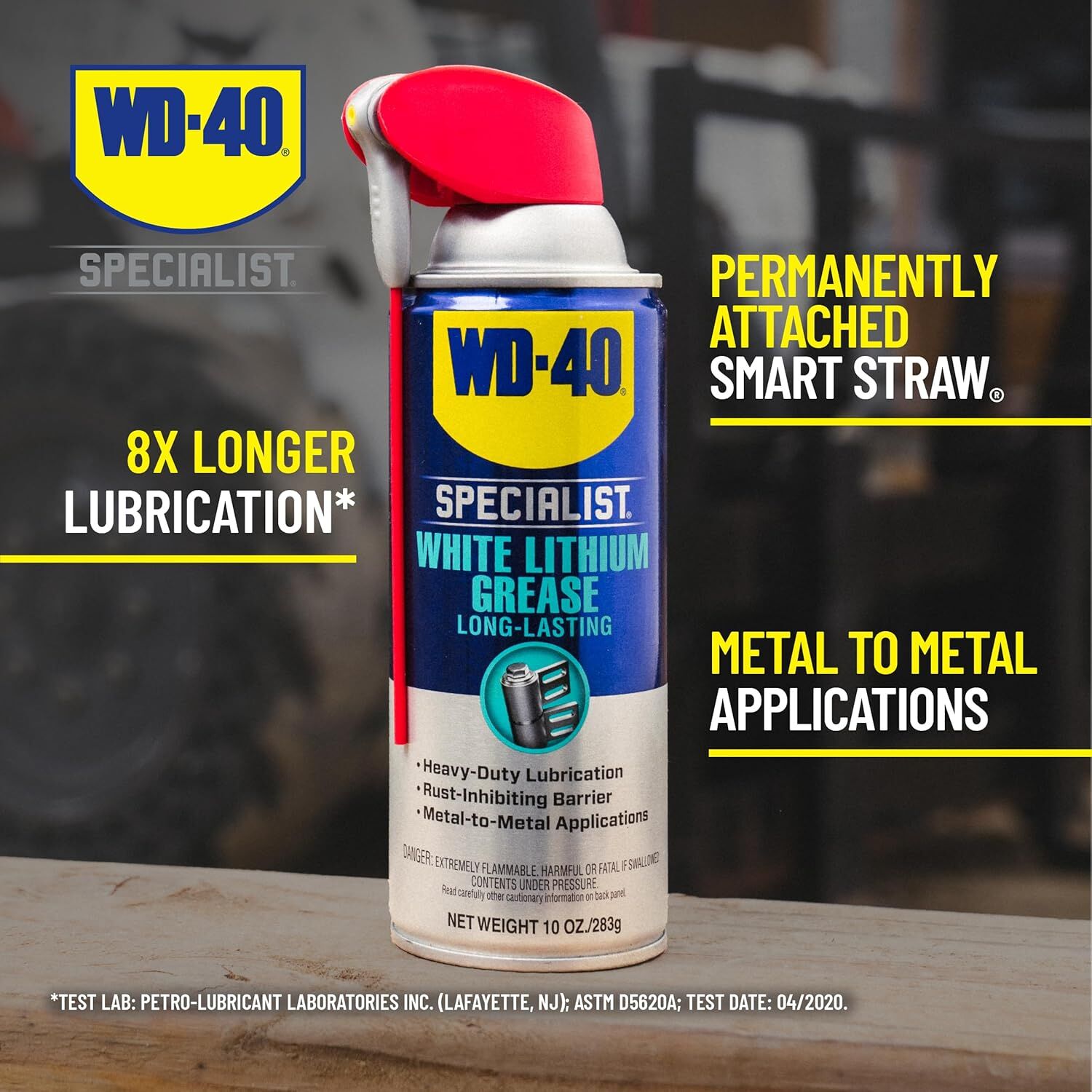 WD-40 Specialist White Lithium Grease, 10-Oz