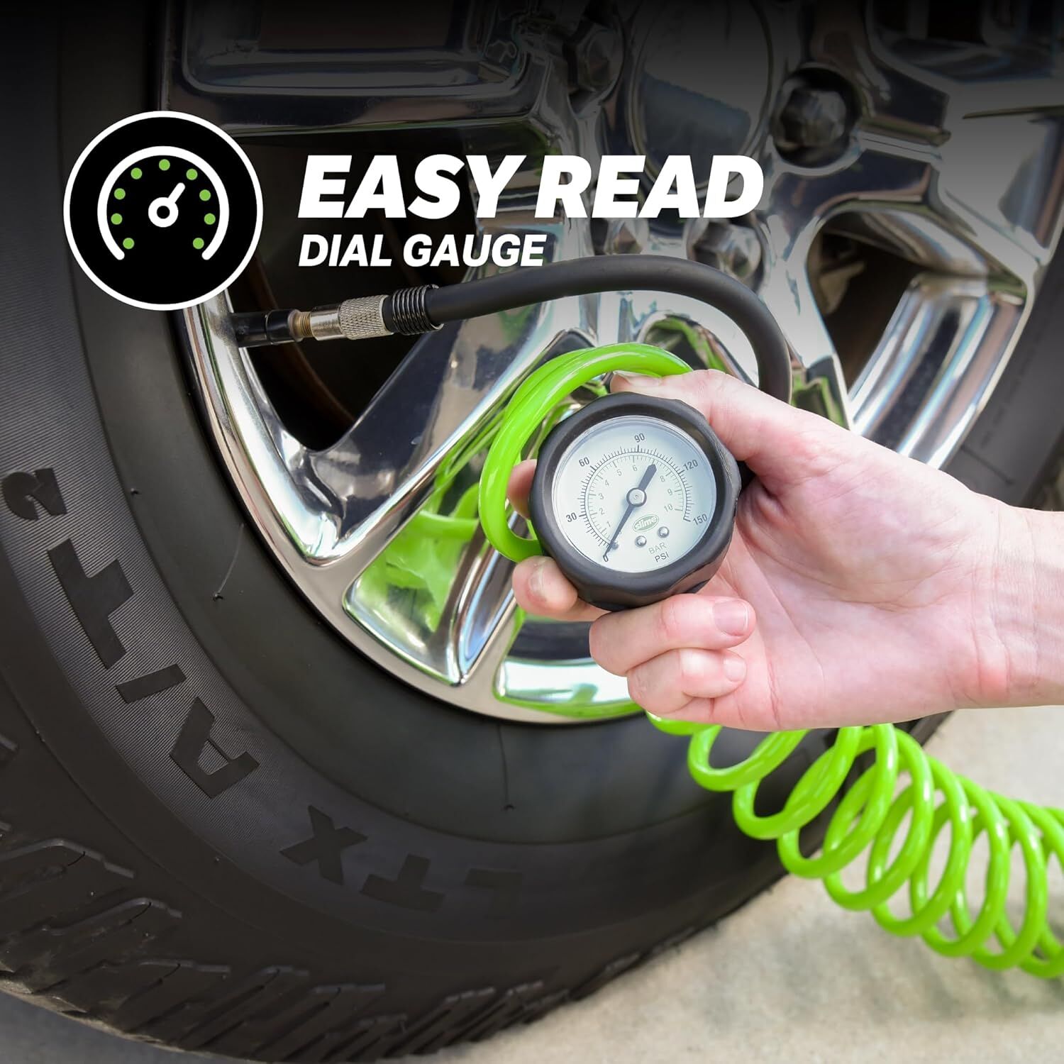 Slime Portable Car Tire Inflator, 150-PSI