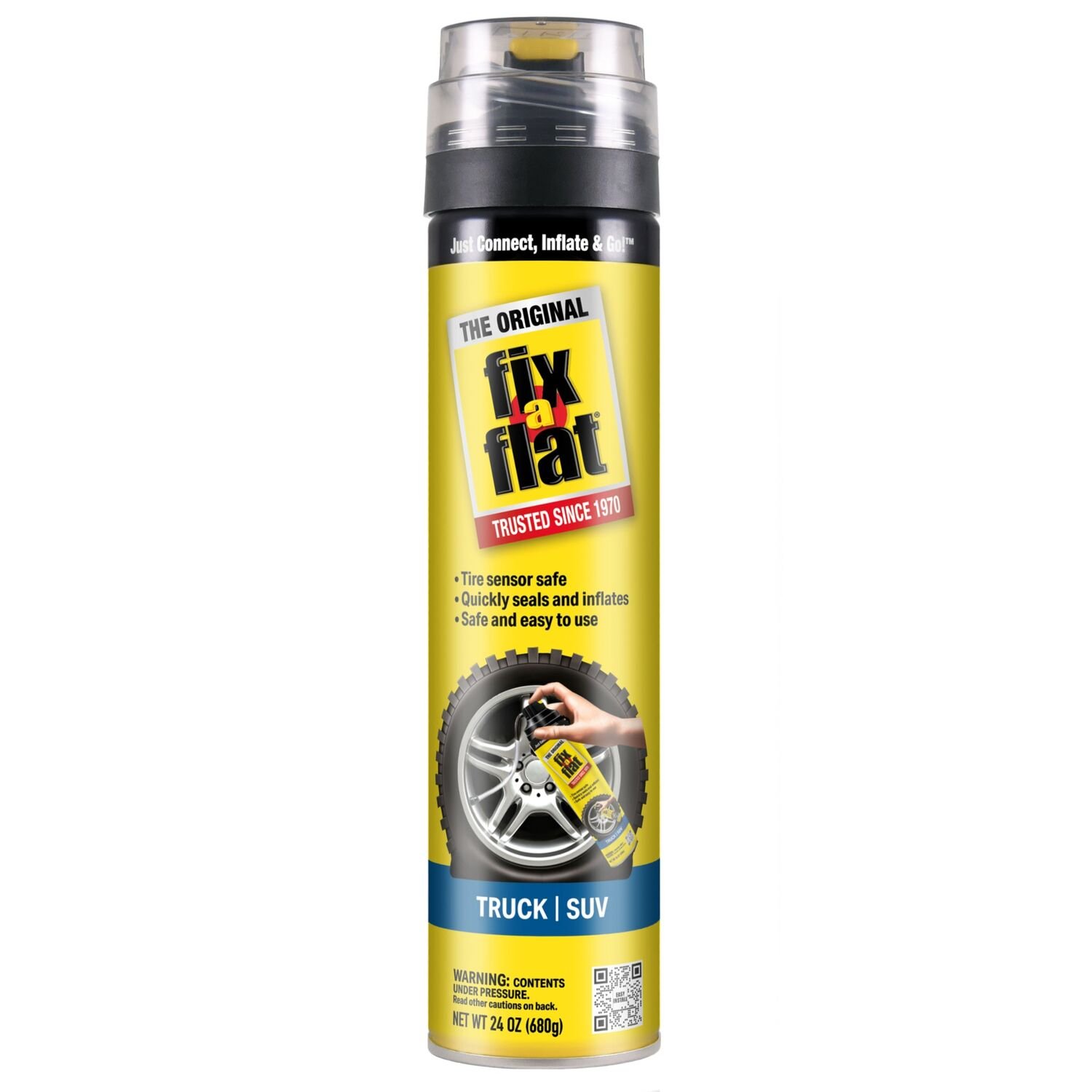 Fix-A-Flat Aerosol Tire Inflator, 24-Oz