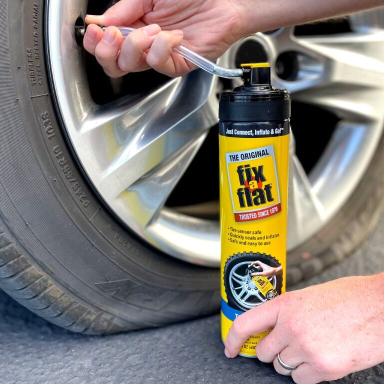 Fix-A-Flat Aerosol Tire Inflator, 24-Oz
