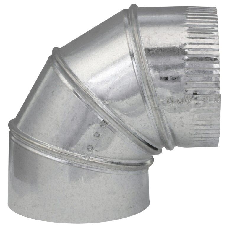 Imperial Adjustable 90° Stovepipe Elbow, 30 Gauge, 6-In