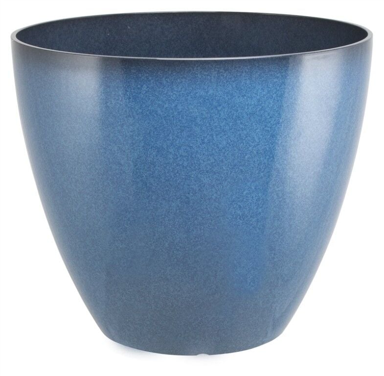 Landscapers Select Blue Resin Planter, 12 3/4-In x 15-In