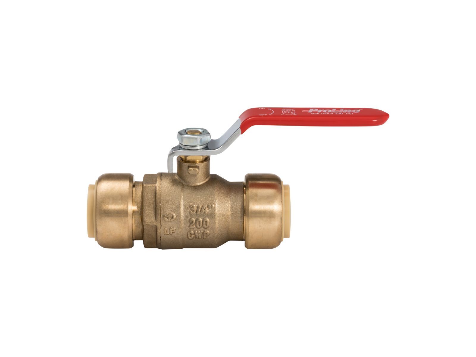 ProLine Brass Ball Valve, 3/4-In PF x 3/4-In PF