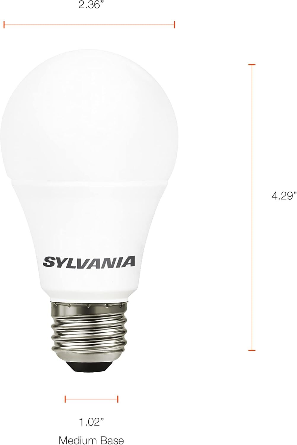 Sylvania LED Bulb, 40-W, 4-Pk
