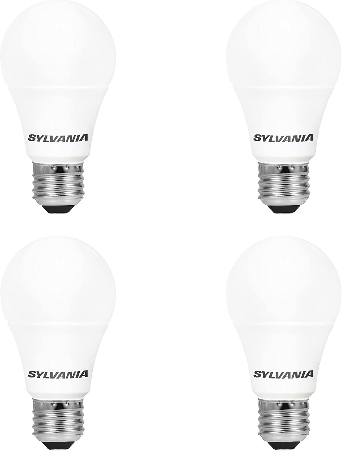 Sylvania A19 450 Lumen 6 Watt Daylight LED Light Bulb, 4-Pk