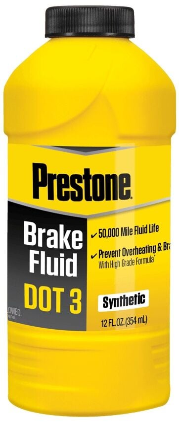Prestone DOT 3 Brake Fluid, 12-Oz
