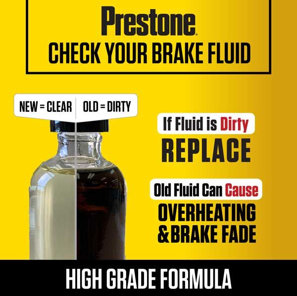 Prestone DOT 3 Brake Fluid, 12-Oz