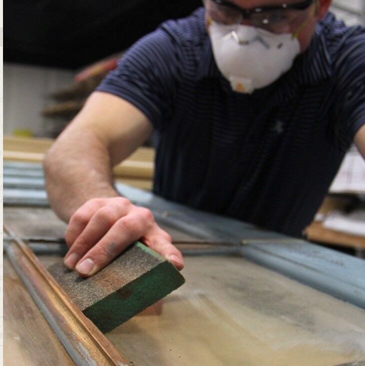 Gator Premium 100/60 Grit Fine/Medium Sanding Sponges, 3-In X 5-In X 1-In