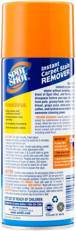 Spot Shot Instant Carpet Stain Remover, 14-Oz