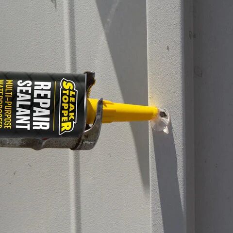 Leak Stopper Rubber Flexx Clear Flexible Sealant, 10-Oz