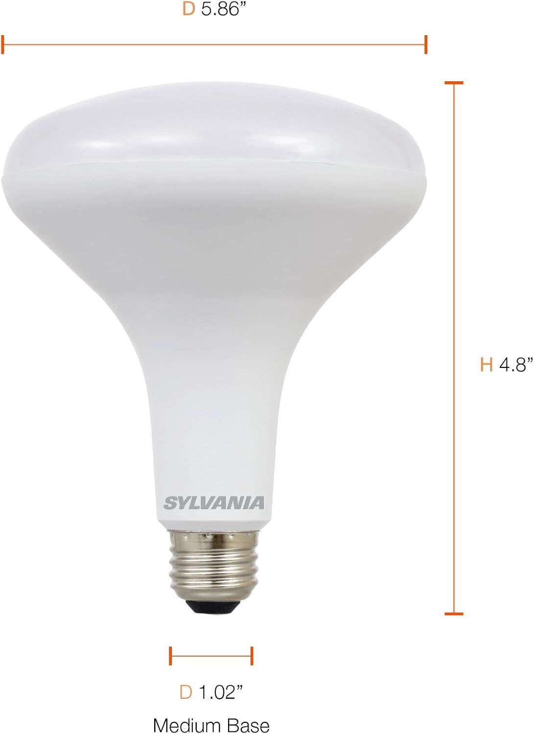 Sylvania LED Flood Light Bulbs, 85-W, 2=Pk