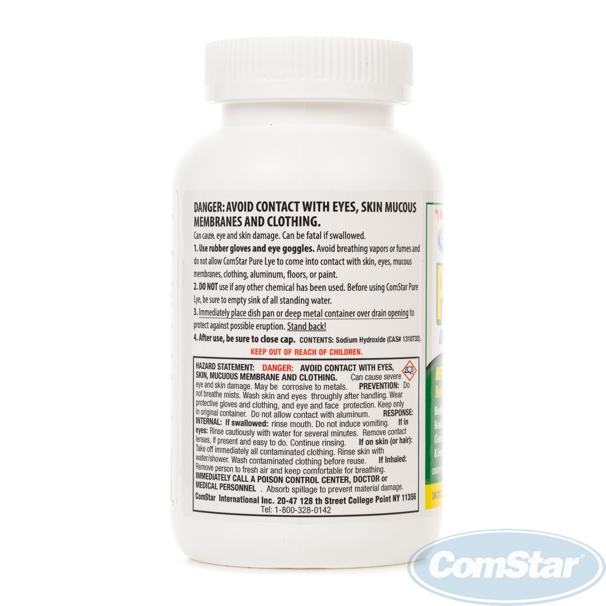 ComStar Pure Lye Bead Drain Opener, 1-Lb