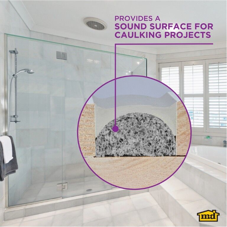 M-D Building Products Gray Foam Backer Rod For Gaps And Joints, 5/8-In x 20-Ft