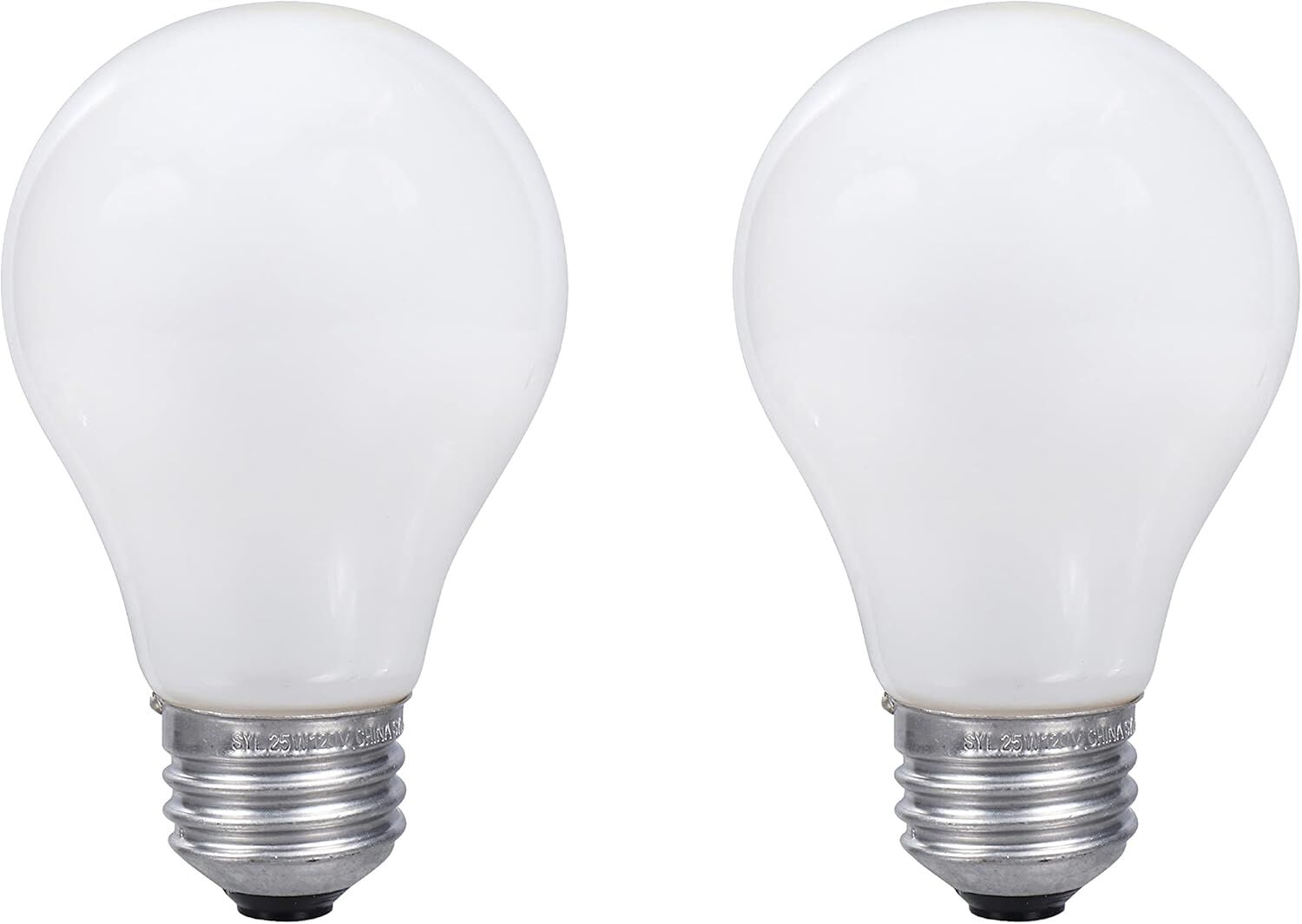 Sylvania A19 25 Watt Soft White Dimmable Incandescent Light Bulb, 2-Pk