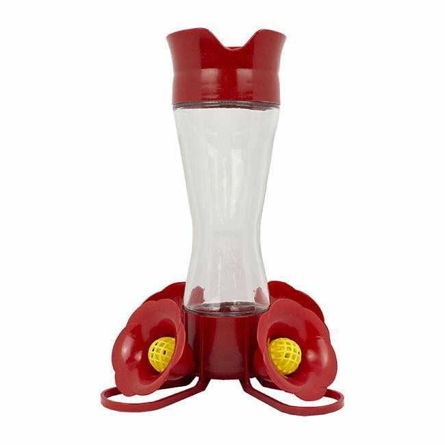 Perky-Pet Pinch Glass Hummingbird Feeder - 8 oz