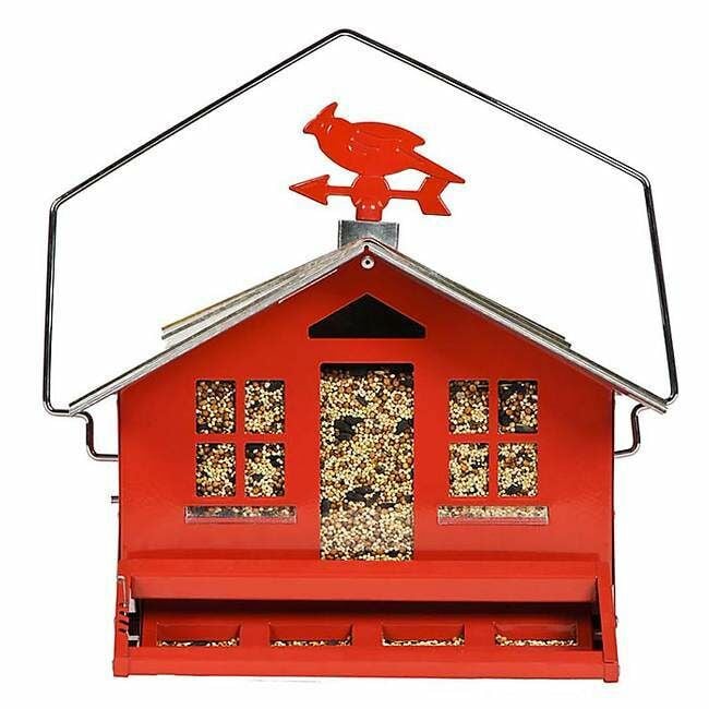Perky-Pet Squirrel-Be-Gone&Reg; II Country Style Feeder - Red