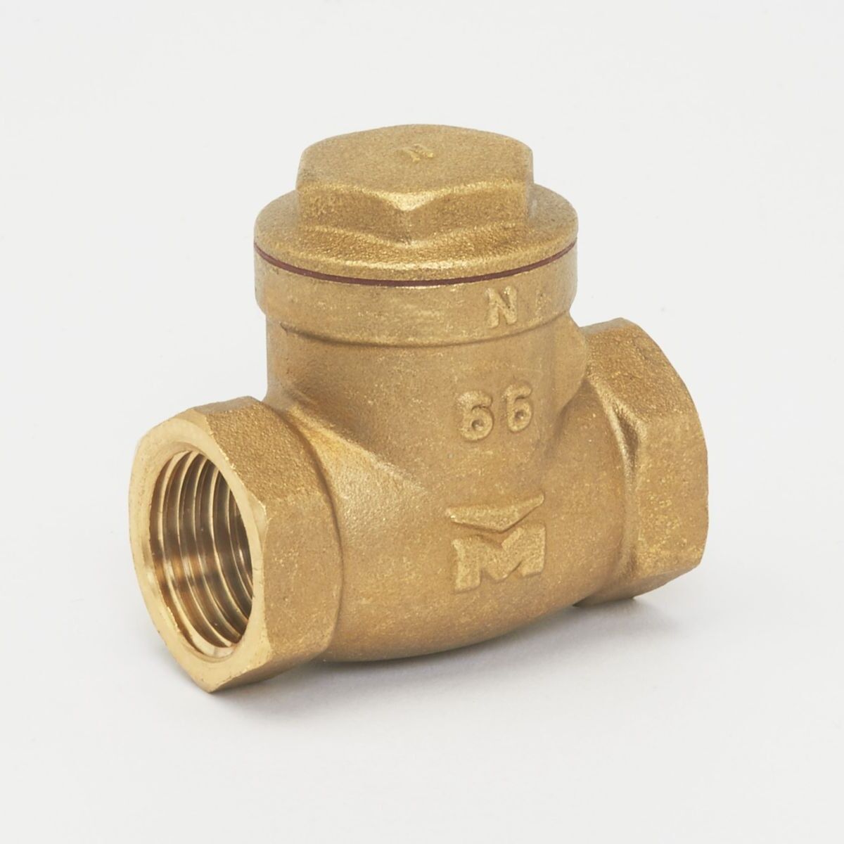 ProLine Lead-Free Brass Swing Check Valve, 1/2-In FIP x 1/2-In FIP