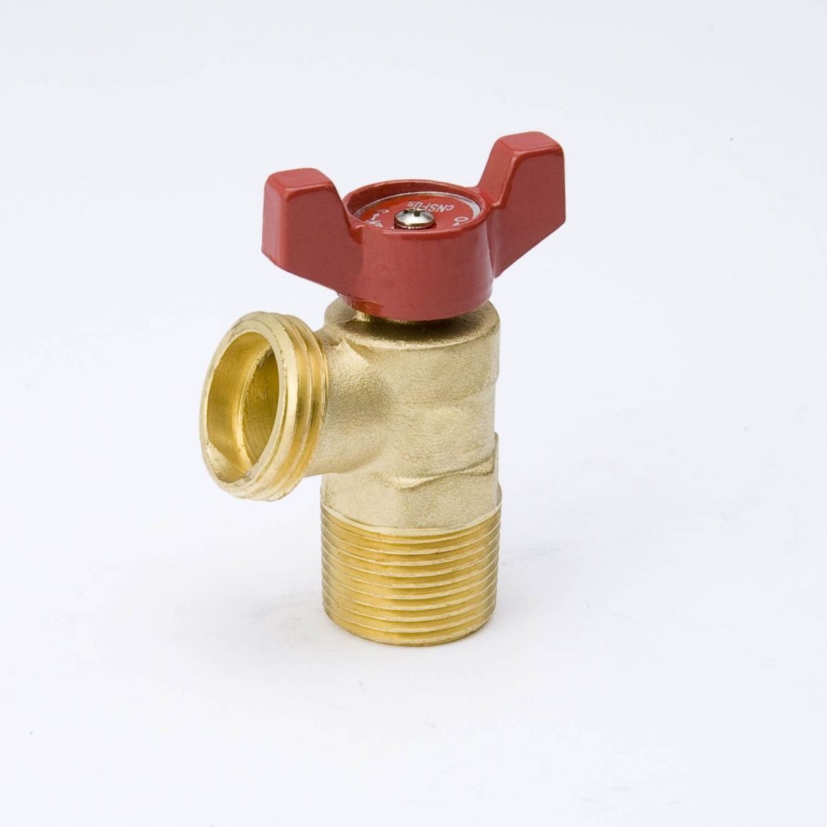 ProLine Brass Boiler Drain, 1/2-In MIP x 3/4-In MHT