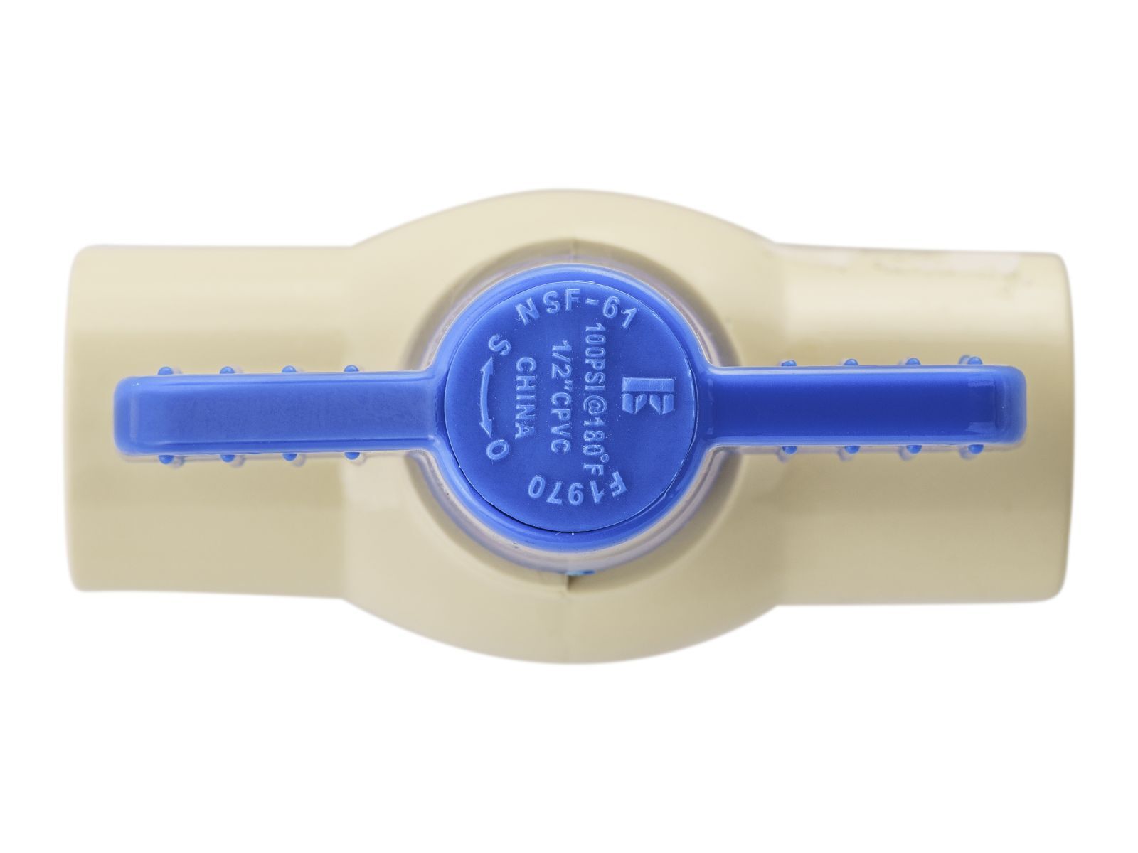 ProLine CPVC Ball Valve, 1/2-In Solvent x 1/2-In Solvent