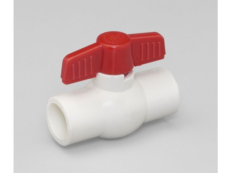 Pro-Line PVC Ball Valve, 1/2-In Solvent X 1/2-In Solvent