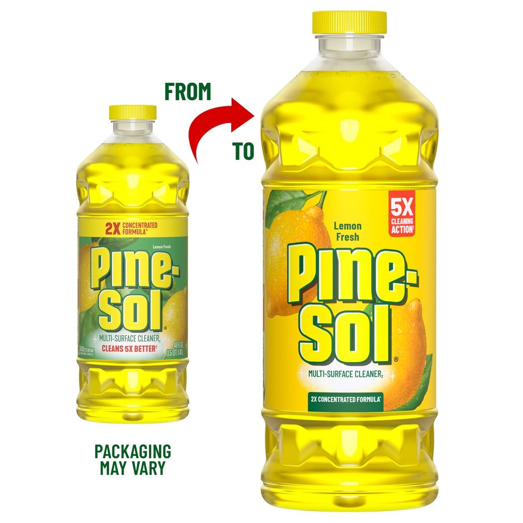 Pine-Sol Lemon Fresh Scented Cleaner, 60-Oz