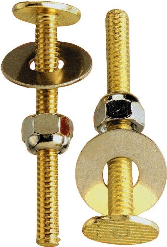Plumb Pak Toilet Bolt Set, 2 1/4-In, 2-Pk