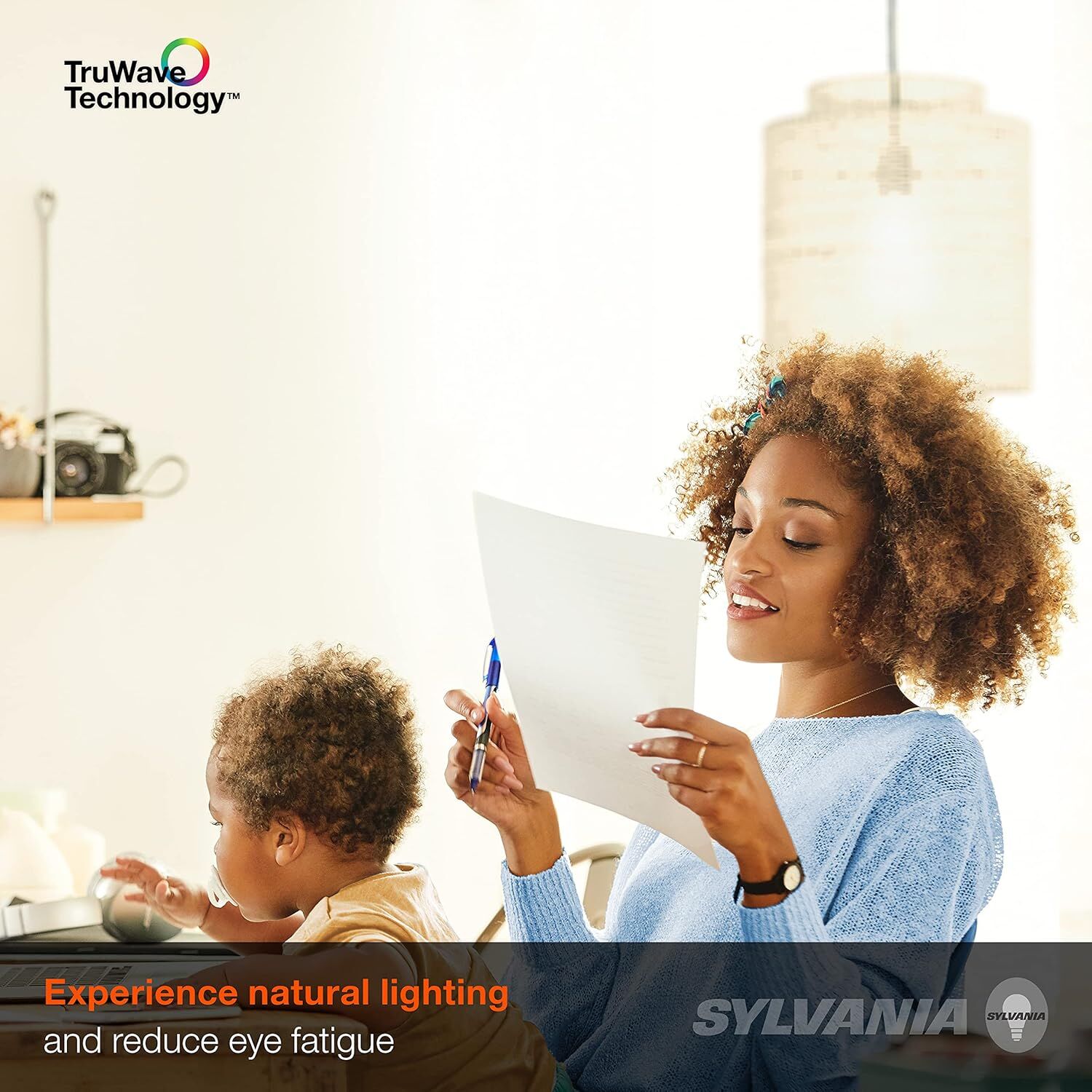 Sylvania TruWave B10 5.5 Watt Soft White Dimmable LED Light Bulb, 2-Pk