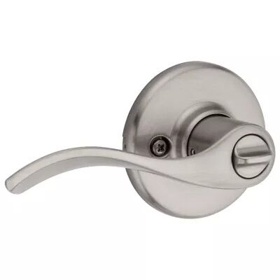 Kwikset Satin Nickel Balboa Bed/Bath Lever