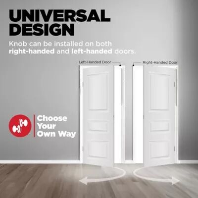 Kwikset Satin Nickel Hall/Closet Cove Knob