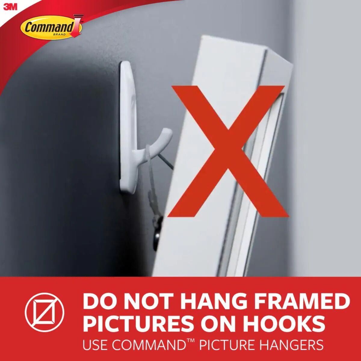 Command Medium Designer Hook, 2-Pk