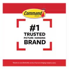 3M Command 10-Lb Narrow White Picture Hanging Strips