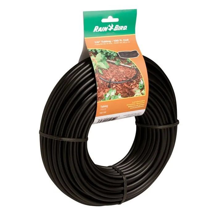 Rain Bird Blank Drip Irrigation Tubing, 70 PSI, 1/4-In x 50-Ft