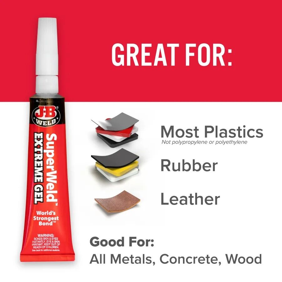 J-B Weld SuperWeld Extreme Instant Adhesive, 15-g