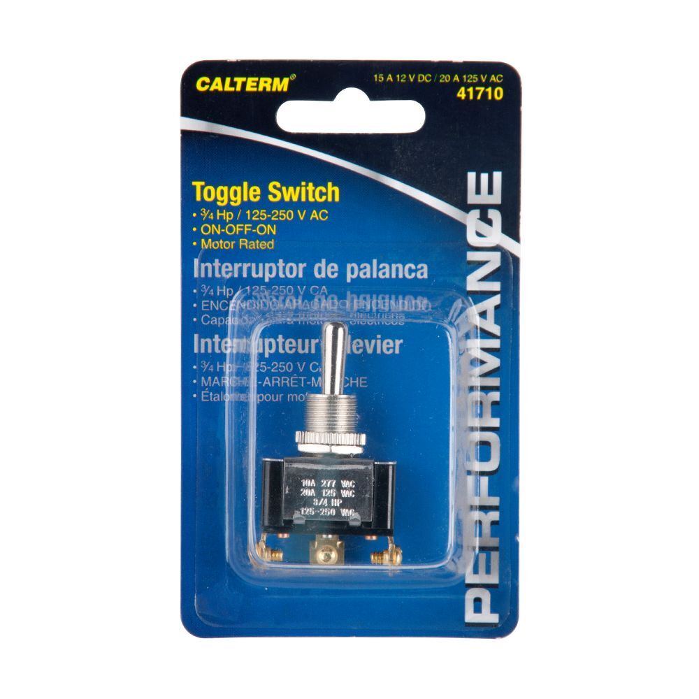 Calterm 15A Metal Toggle Switch