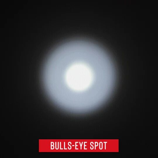 Coast PX20 Dual-Color White/Red Bulls-Eye Spot Beam LED Flashlight