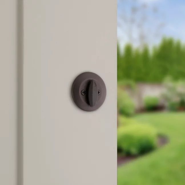 Kwikset Venetian Bronze 660 Deadbolt Keyed One Side with SmartKey
