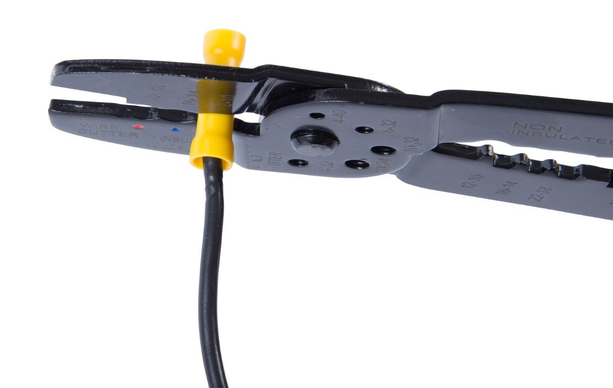 Gardner Bender Yellow Vinyl Insulated Butt Splice Crimp Connector 12-10 AWG Gauge, 15-Pk