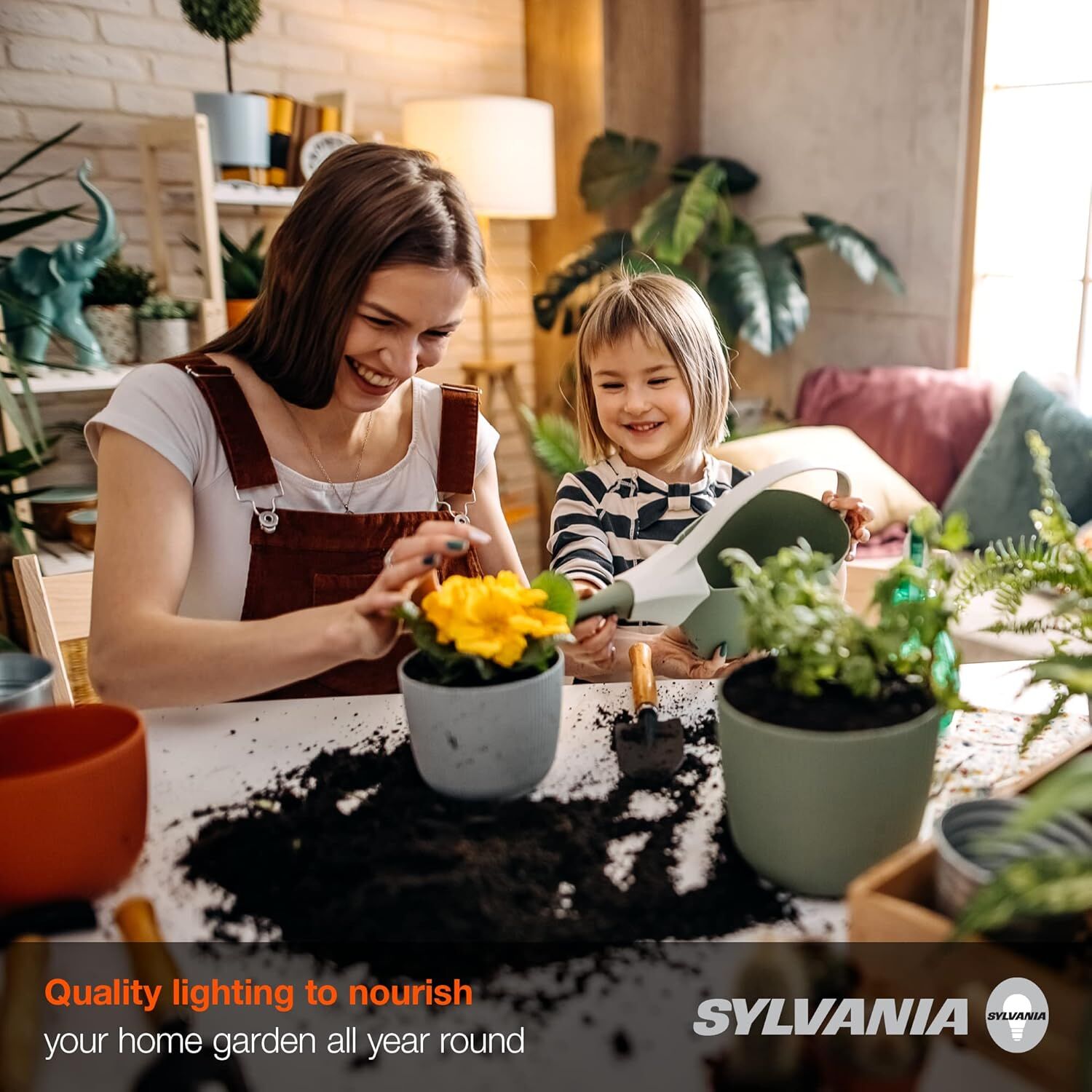 Sylvania Spot-Gro A19 60 Watt Frosted Soft White Dimmable Incandescent Grow Light Bulb