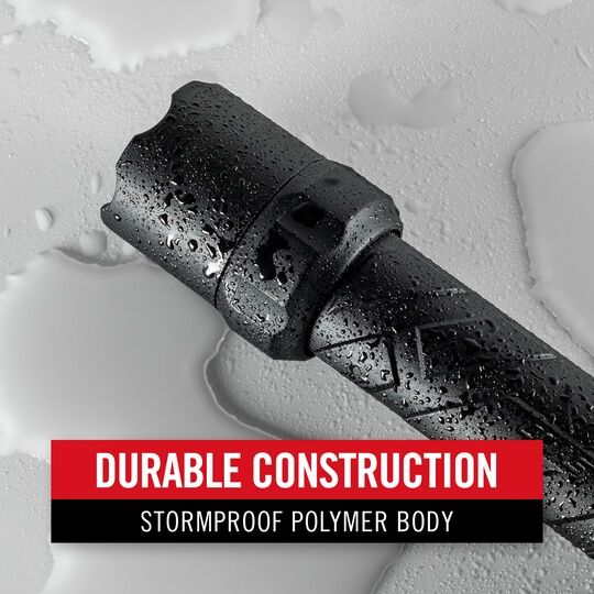 Coast Polysteel 500 Pure Beam Focusing Flashlight, 1000-Lm