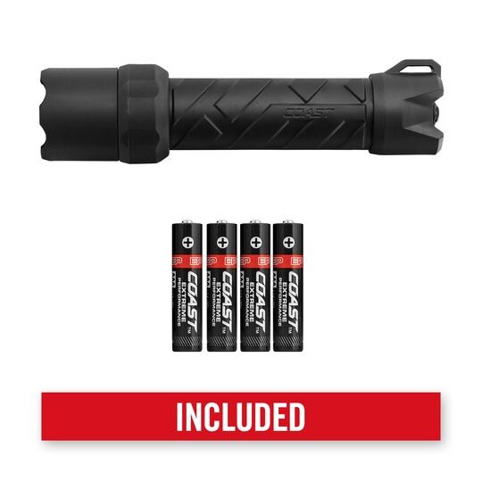 Coast Polysteel 500 Pure Beam Focusing Flashlight, 1000-Lm