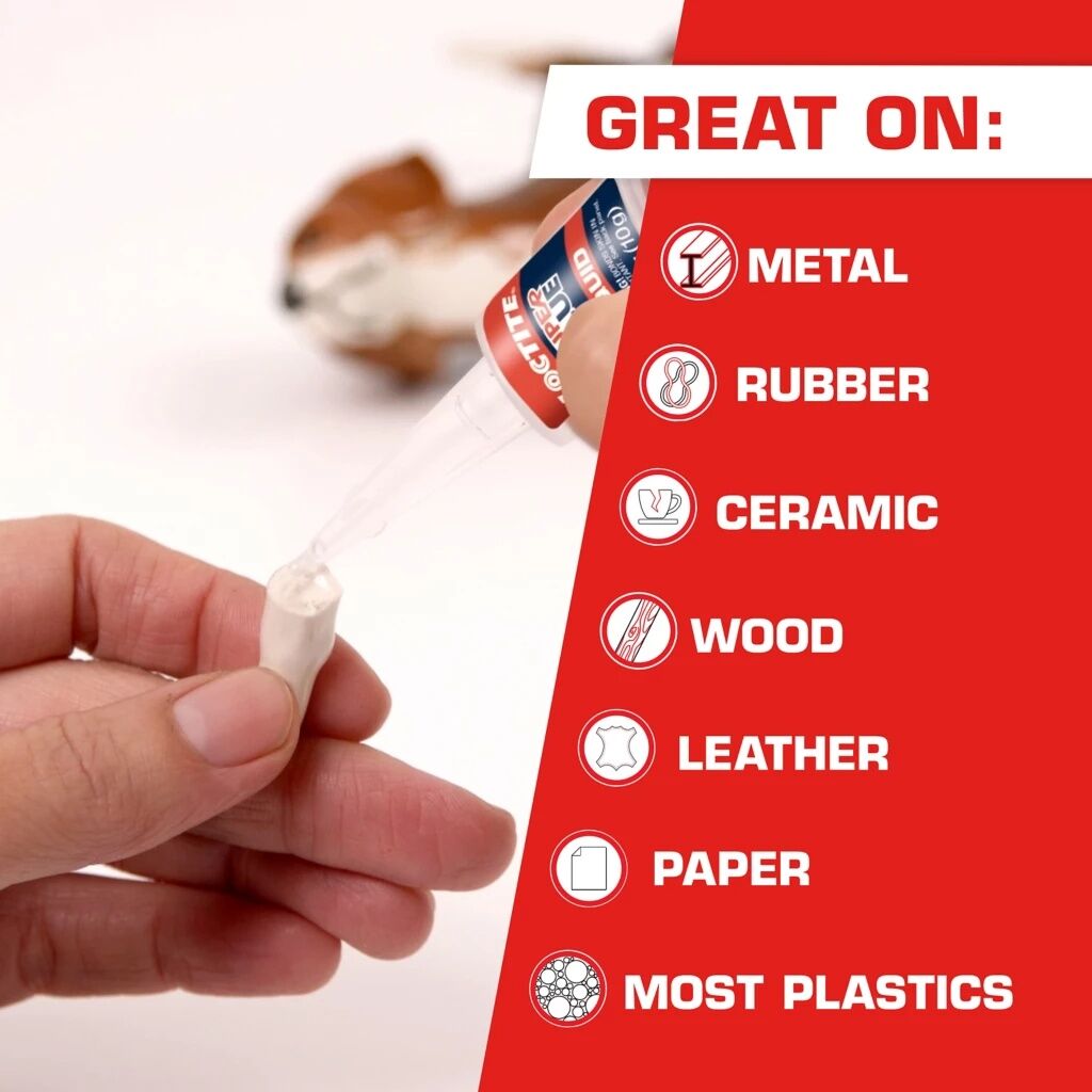 Loctite Clear Super Glue Longneck Bottle, 5-g