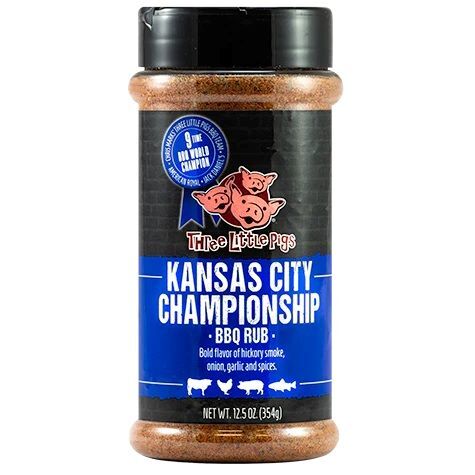 Three Little Pigs Championship BBQ Rub, 12.5-Oz