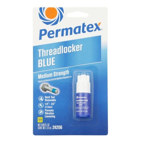 Permatex Medium Strength Threadlocker Blue, 2.5-ML