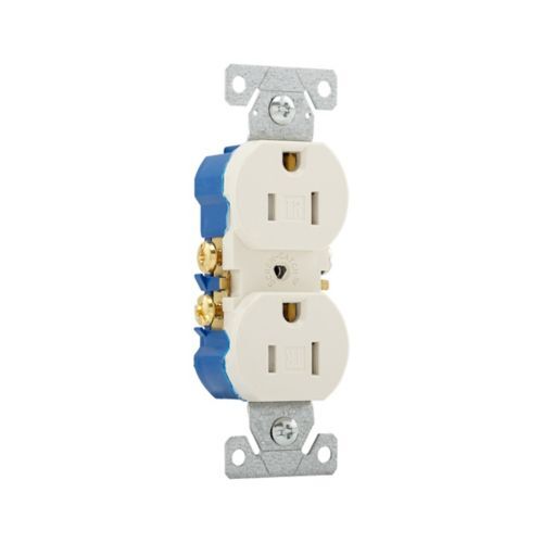 Eaton TR270LA-BOX Residential Grade Duplex Receptacle, #14-10 AWG