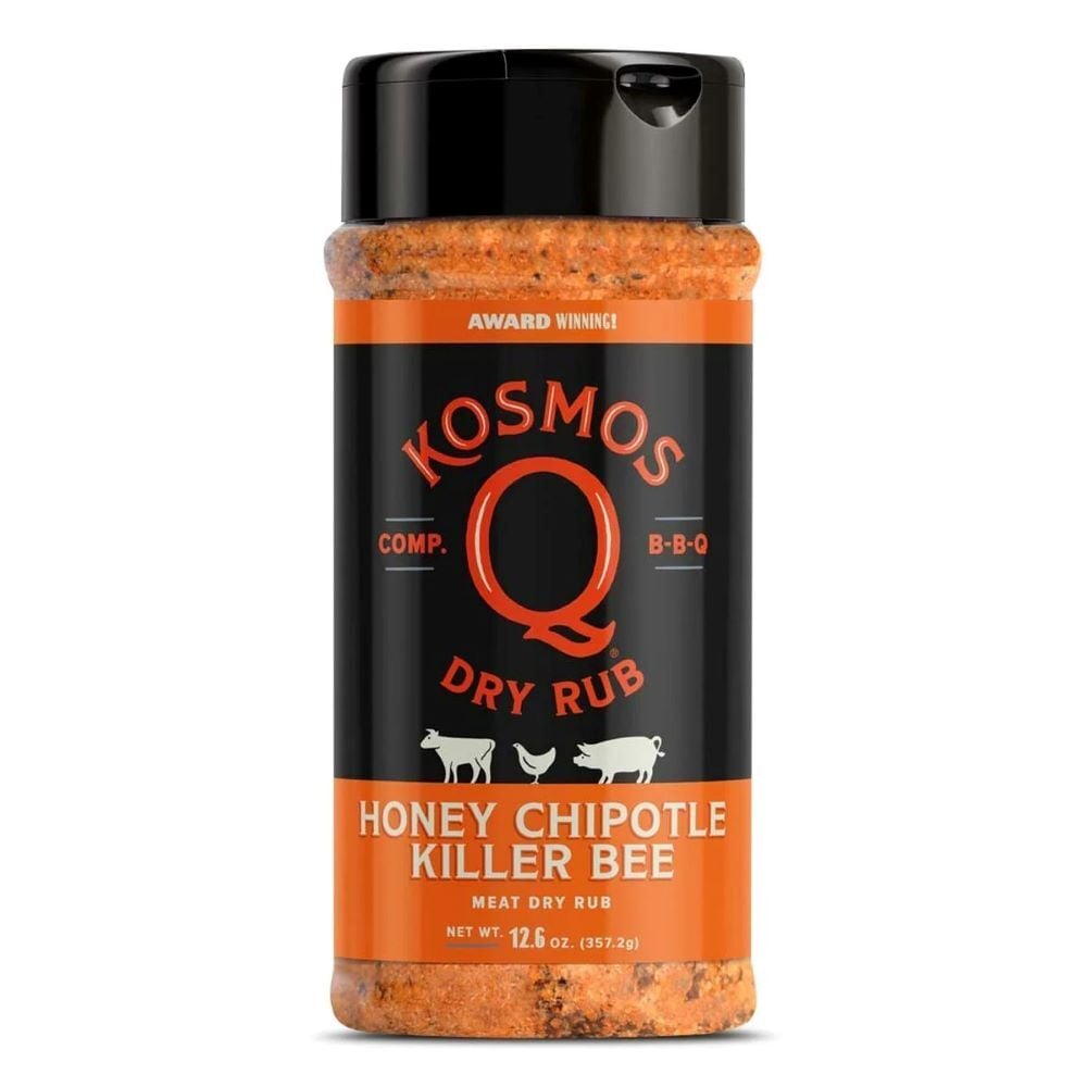 Kosmos Q Spicy Killer Bee Chipotle Honey Rub, 12.6-Oz