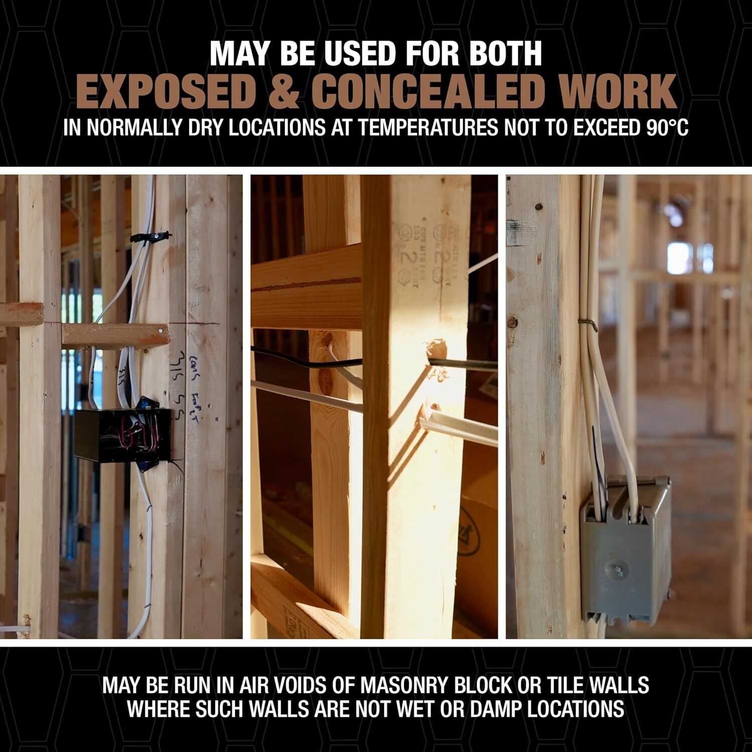 Southwire Romex Brand SIMpull Copper Type NM-B Cable With Ground, 12 Gauge 2 Conductor SOL, 50-Ft