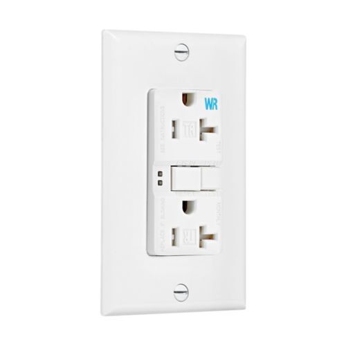 Eaton GFCI White Receptacle