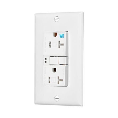 Eaton GFCI White Receptacle