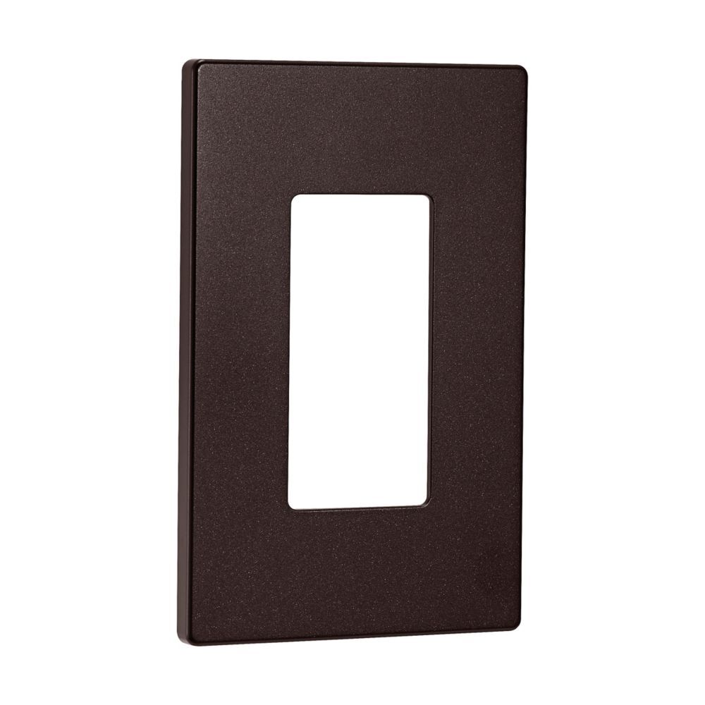 Eaton 1-Gang Oil Rubbed Bronze Commercial Decorator Wallplate Without Screws