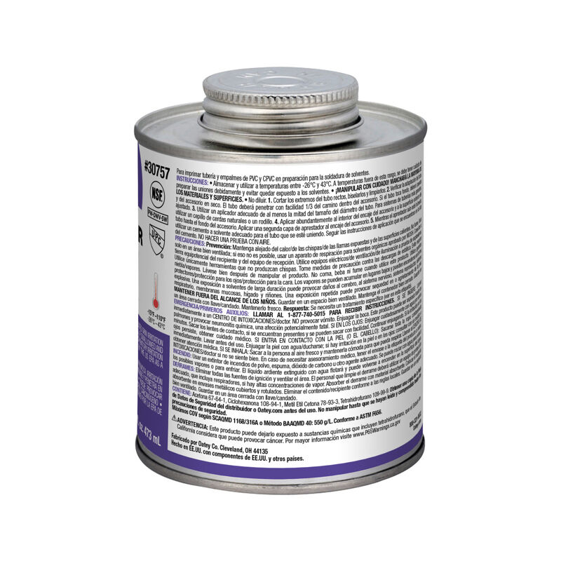Oatey Purple Primer, 16-Oz